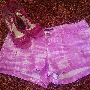 American Eagle hot pink stretch shorties